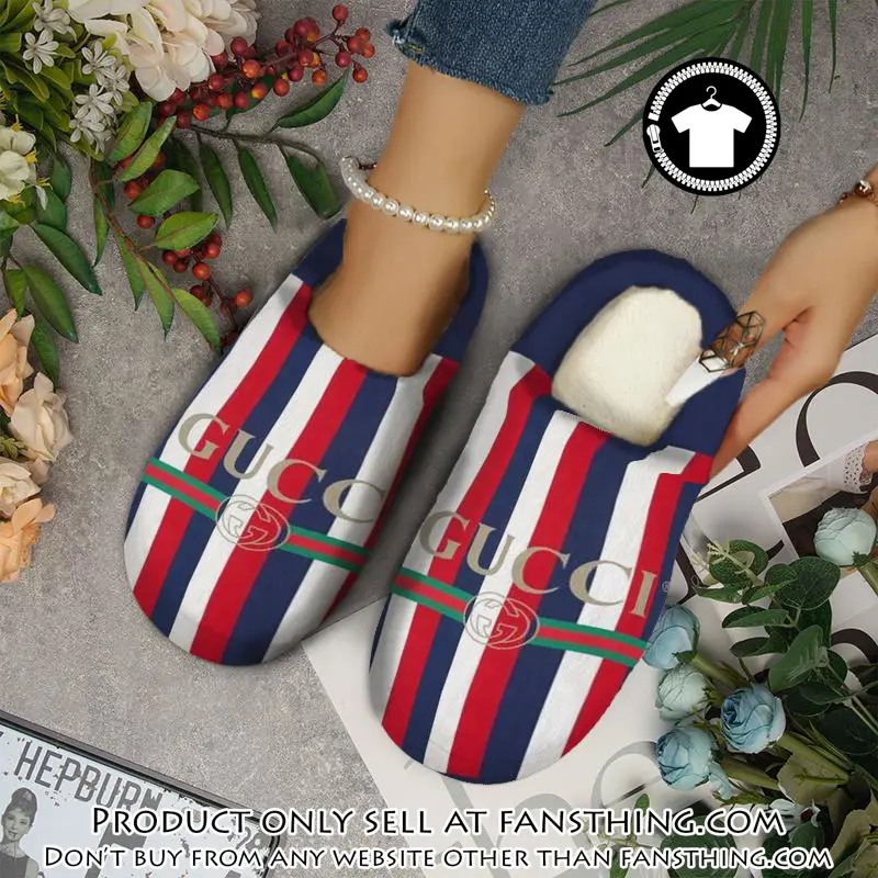 Gucci fleece slippers luxury inhouse slippers ihs1015 fst0316366